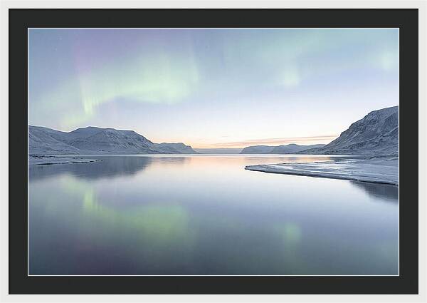 Aurora Reflected In Still Waters