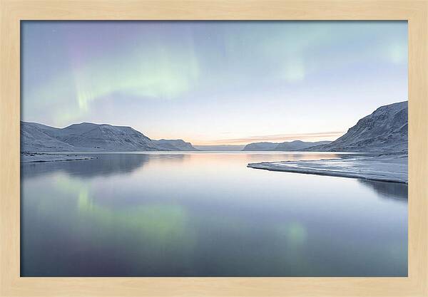 Aurora Reflected In Still Waters