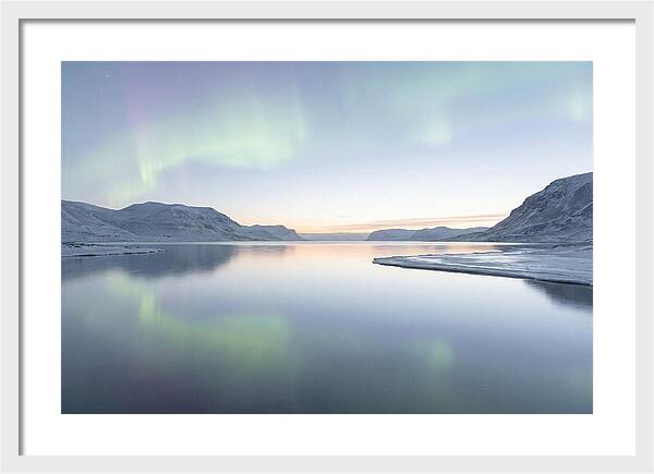 Aurora Reflected In Still Waters