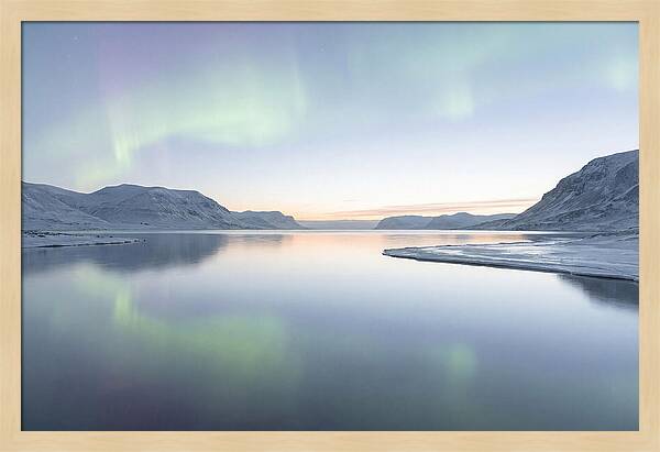 Aurora Reflected In Still Waters