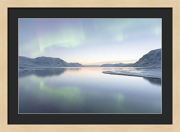 Aurora Reflected In Still Waters