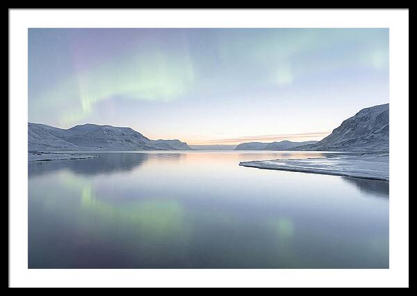 Aurora Reflected In Still Waters