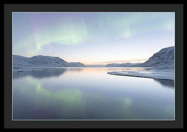 Aurora Reflected In Still Waters