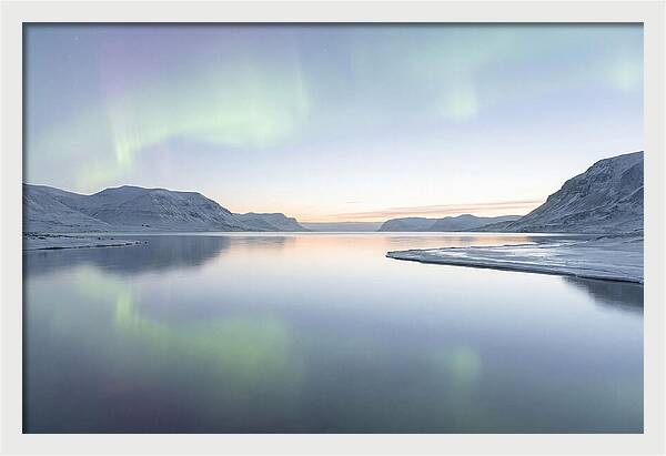 Aurora Reflected In Still Waters