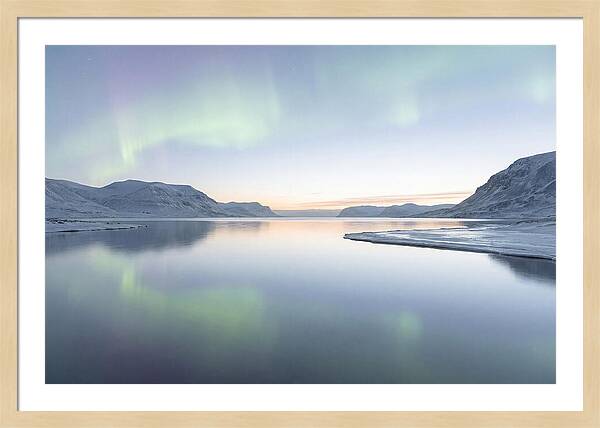Aurora Reflected In Still Waters