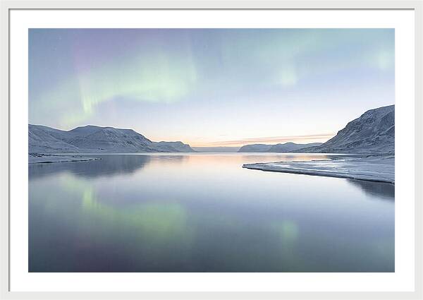 Aurora Reflected In Still Waters