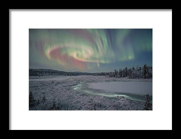 Auroras Above Tornetrask Lake