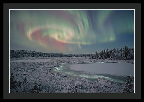 Auroras Above Tornetrask Lake