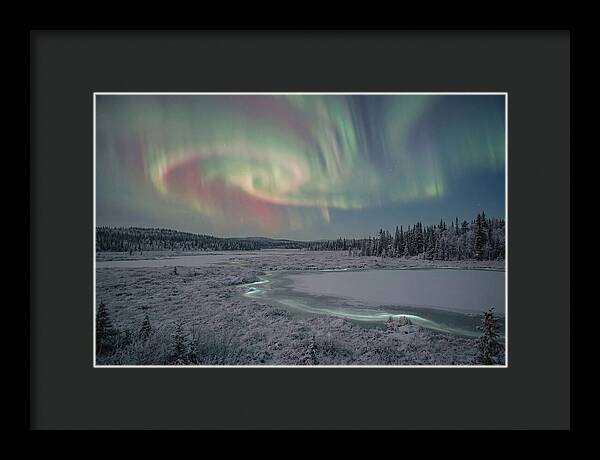Auroras Above Tornetrask Lake