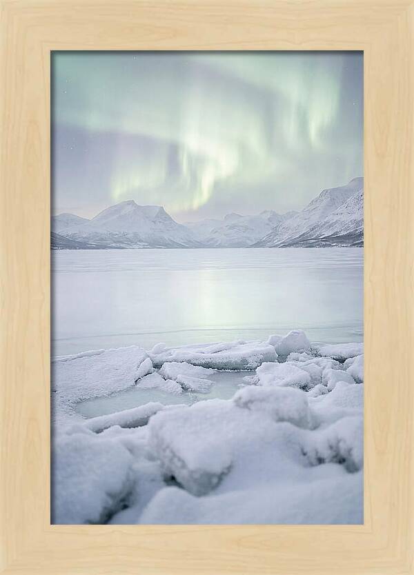 Auroras Above Tornetrask Lake