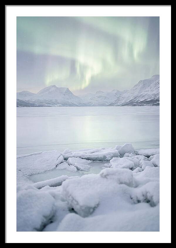 Auroras Above Tornetrask Lake