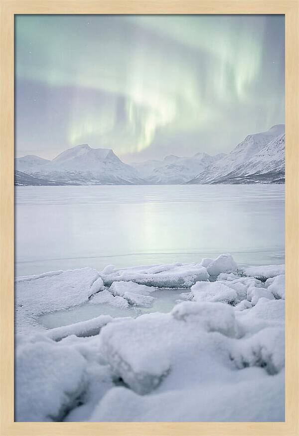 Auroras Above Tornetrask Lake