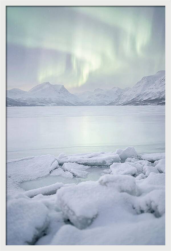 Auroras Above Tornetrask Lake