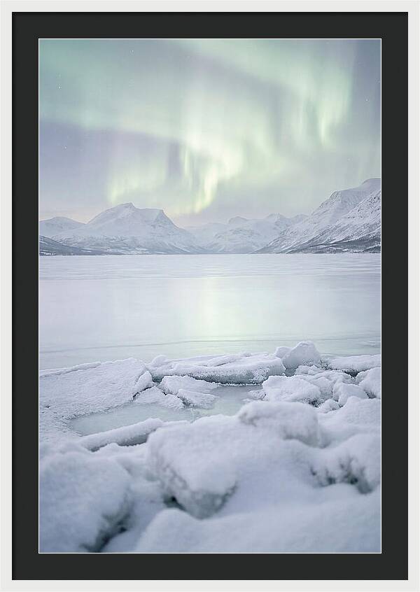 Auroras Above Tornetrask Lake