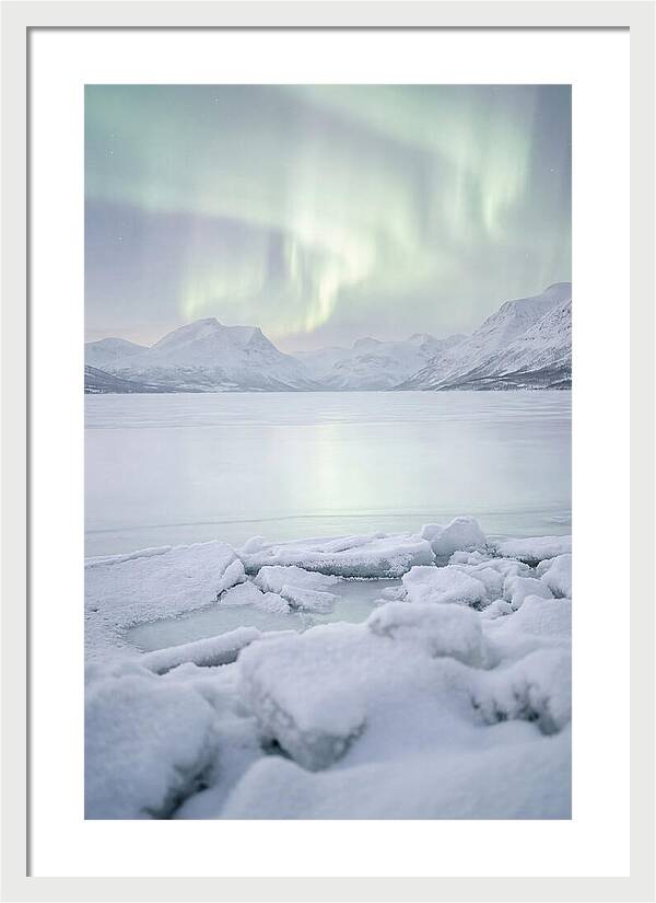Auroras Above Tornetrask Lake