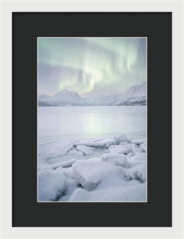 Auroras Above Tornetrask Lake