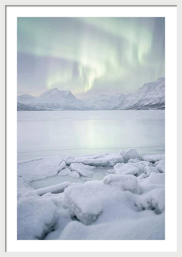 Auroras Above Tornetrask Lake