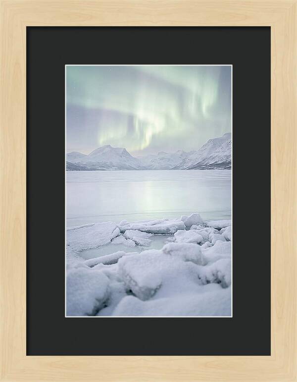 Auroras Above Tornetrask Lake