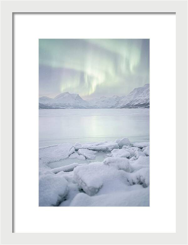 Auroras Above Tornetrask Lake
