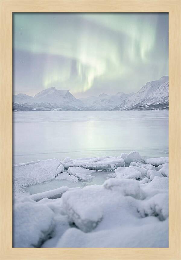 Auroras Above Tornetrask Lake