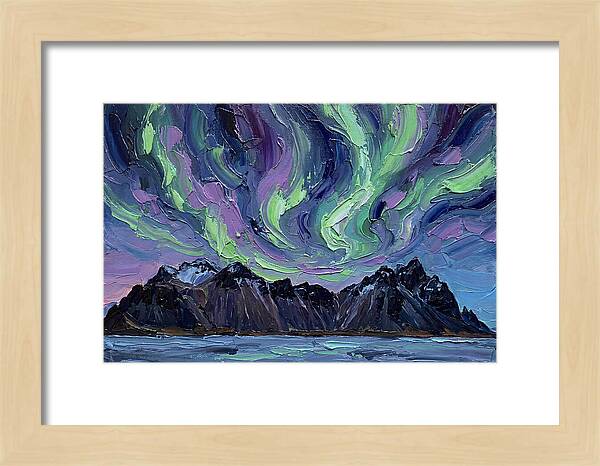 Auroras Above Towering Peaks
