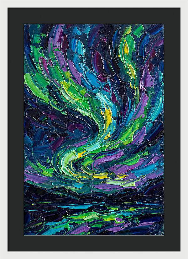 Auroras Over Frozen Landscapes
