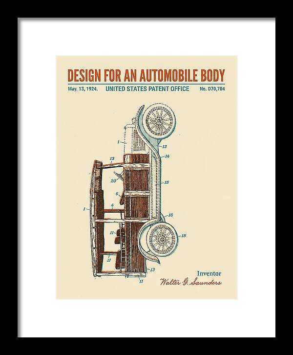 Automobile Body Retro Patent Usd70704s