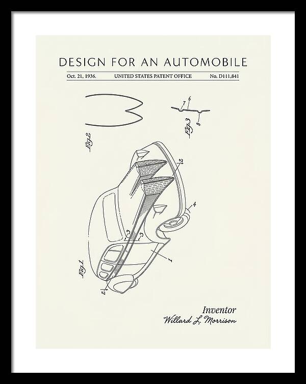 Automobile Minimalist Patent Usd111841s