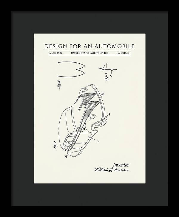 Automobile Minimalist Patent Usd111841s