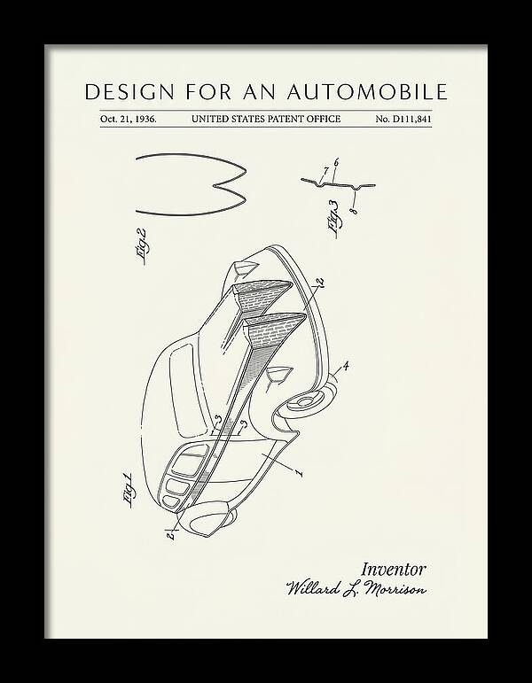Automobile Minimalist Patent Usd111841s