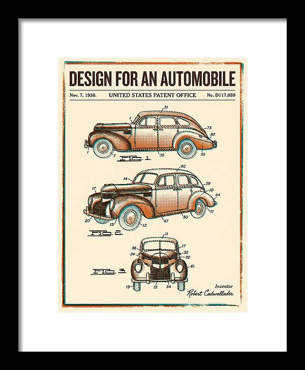 Automobile Retro Patent Usd117059s