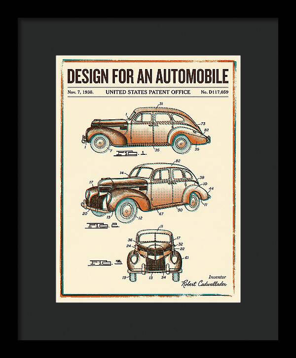 Automobile Retro Patent Usd117059s