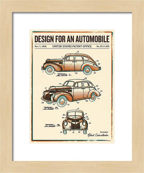 Automobile Retro Patent Usd117059s