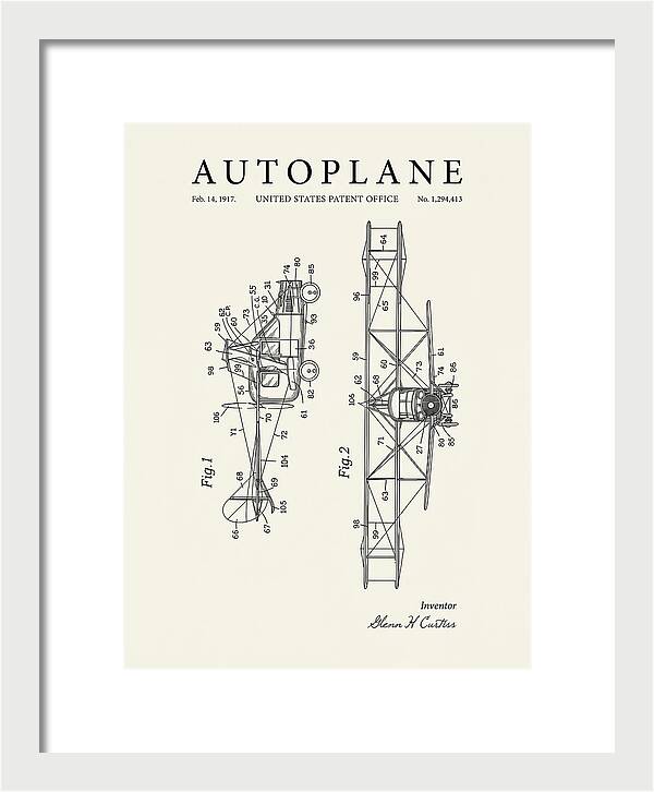 Autoplane Curtiss Minimalist Patent Us1294413