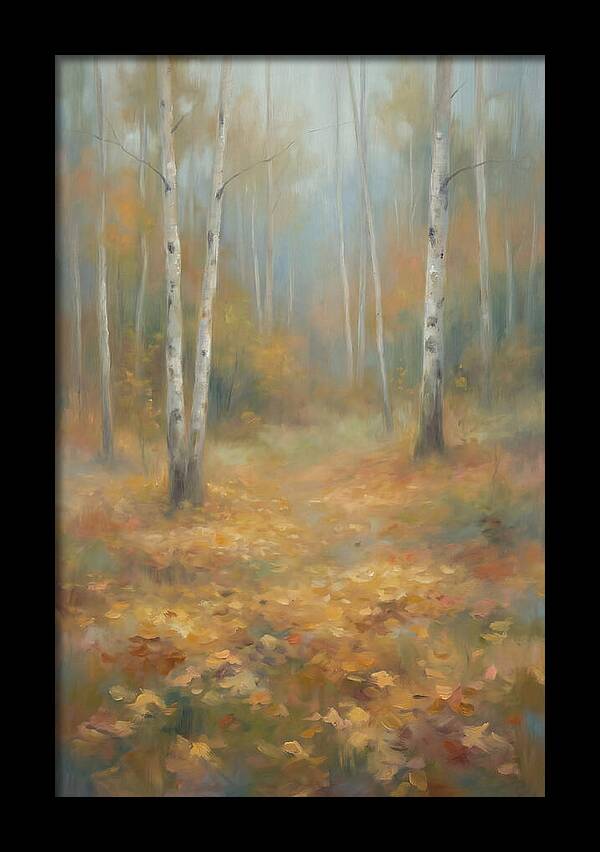 Autumn Birch Forest Floor