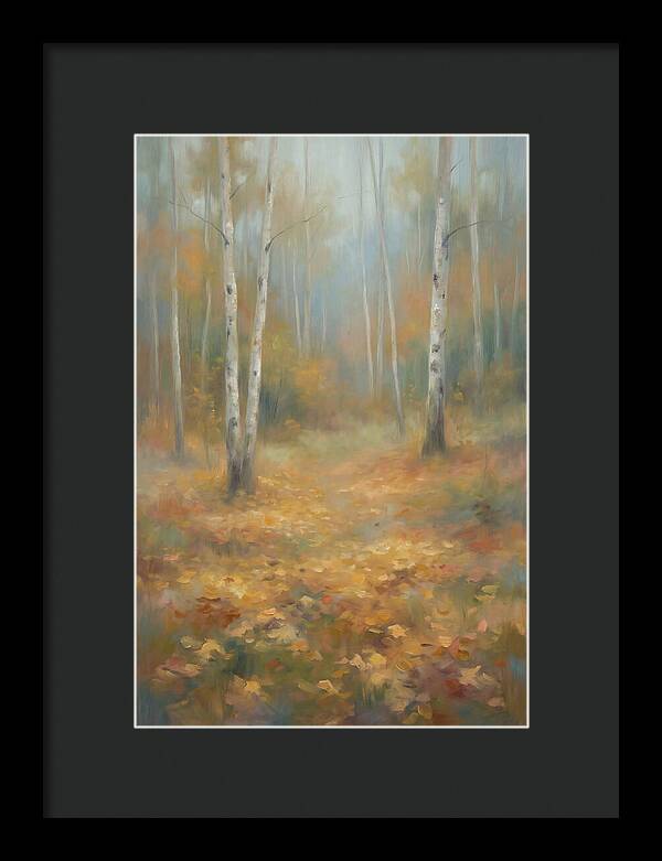 Autumn Birch Forest Floor