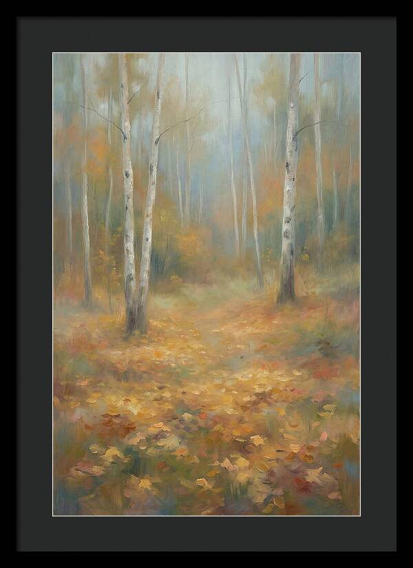 Autumn Birch Forest Floor