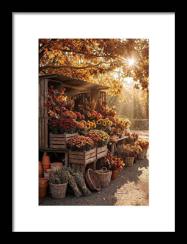 Autumn Flower Market Stall