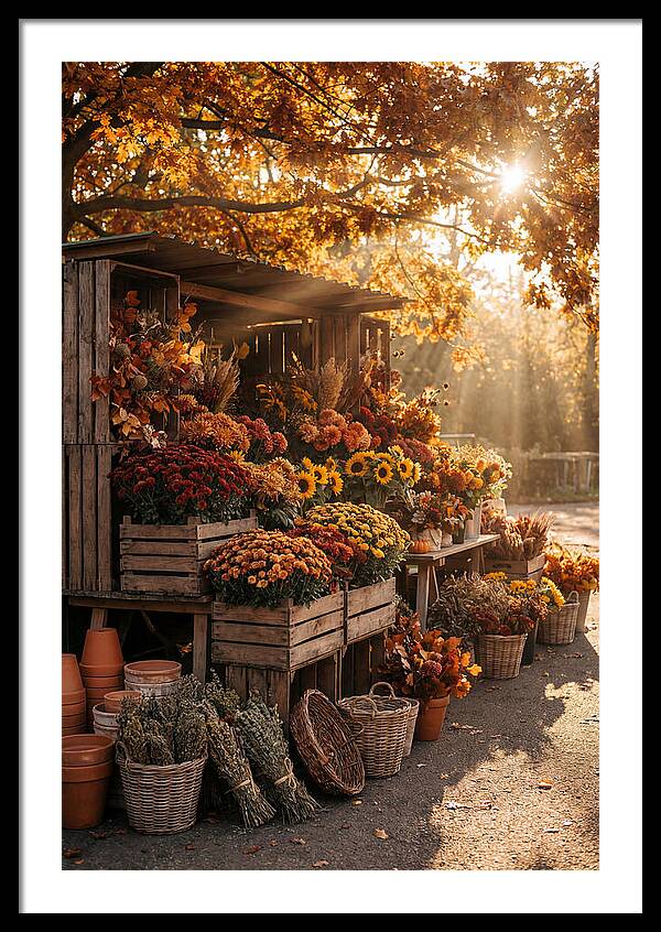 Autumn Flower Market Stall