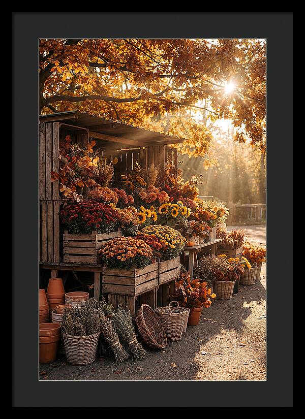 Autumn Flower Market Stall