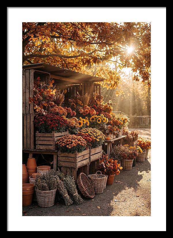 Autumn Flower Market Stall
