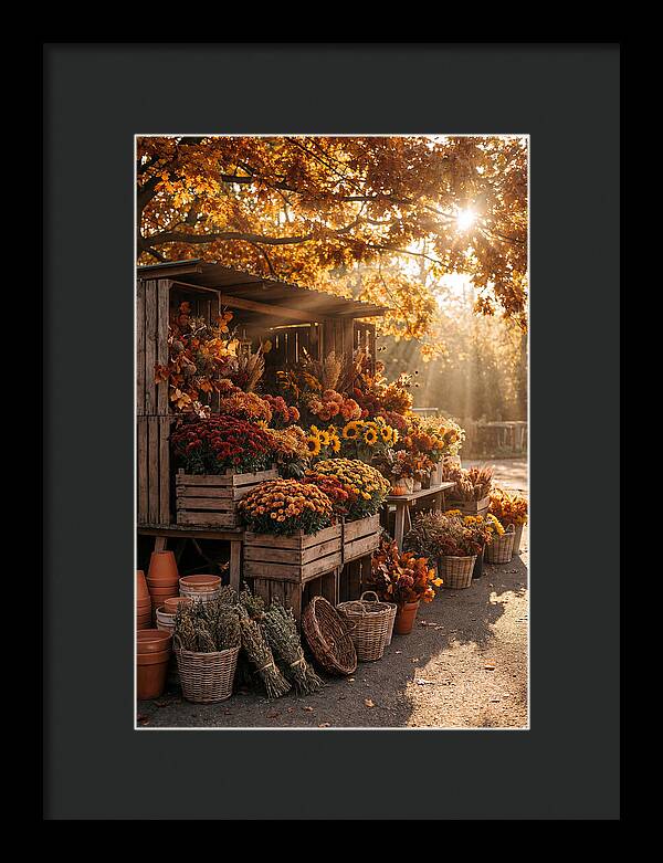 Autumn Flower Market Stall