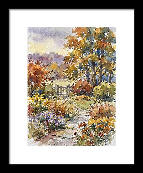 Autumn Garden Pathway