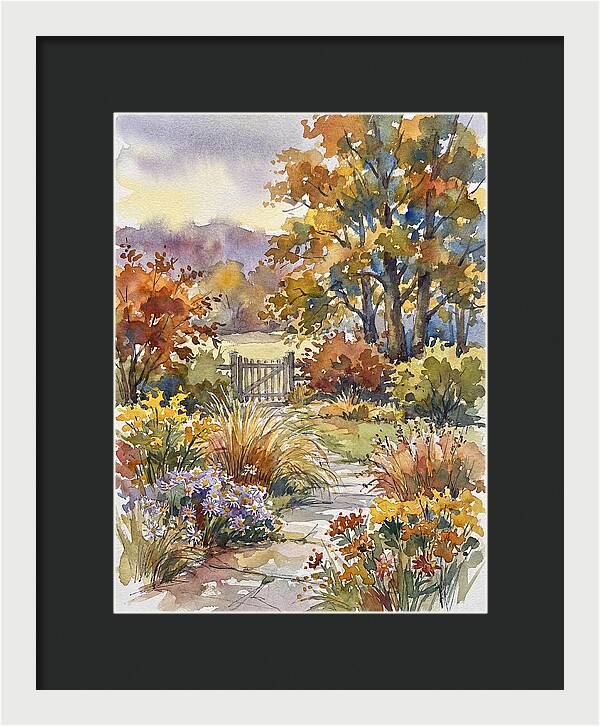 Autumn Garden Pathway