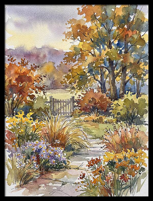 Autumn Garden Pathway