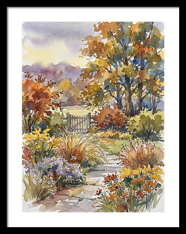 Autumn Garden Pathway