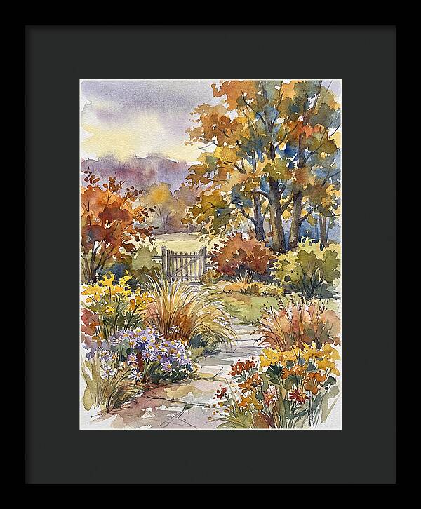 Autumn Garden Pathway