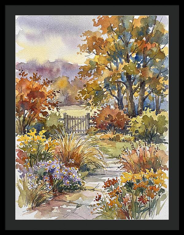 Autumn Garden Pathway