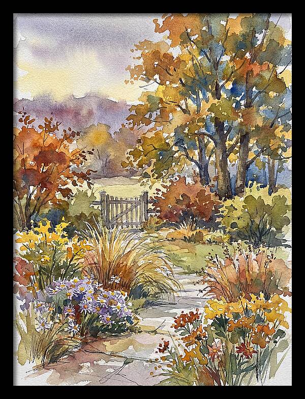 Autumn Garden Pathway