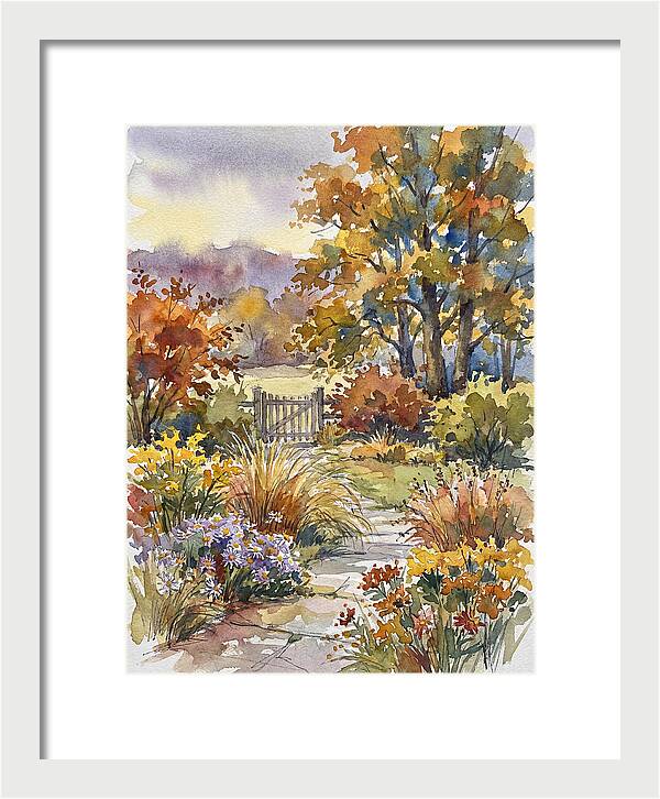 Autumn Garden Pathway
